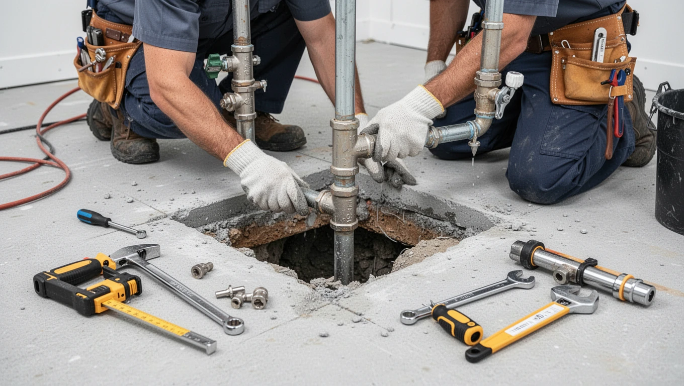 Slab Leak Repair